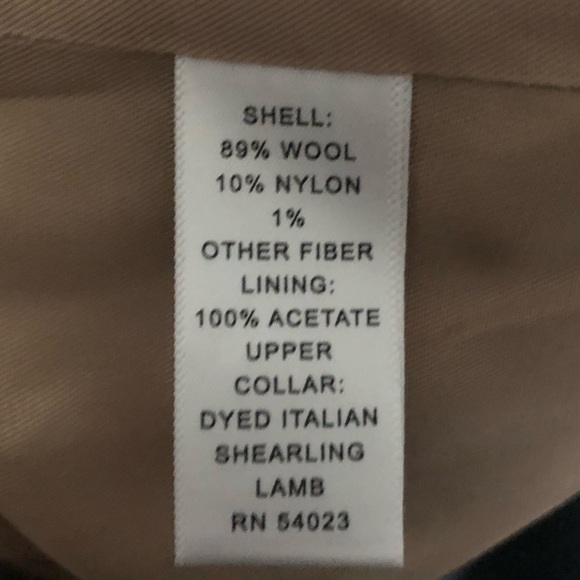 NEW | Banana Republic Long Wool Coat *Fur Collar - Picture 5 of 5